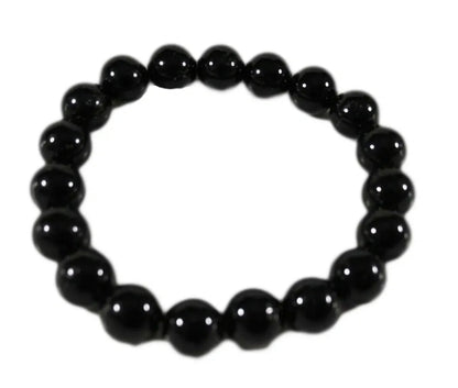Tourmaline Bracelet 10mm Beads Black Tourmaline Bracelet EMF PROTECTION Crystal