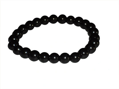 Tourmaline Bracelet 8mm Beads Black Tourmaline Bracelet EMF PROTECTION Crystal