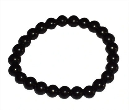 Tourmaline Bracelet 8mm Beads Black Tourmaline Bracelet EMF PROTECTION Crystal