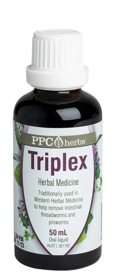 Triplex Herbal Parasite Cleanse Liquid Wormwood, Clove, Black Walnut Husk 50ml
