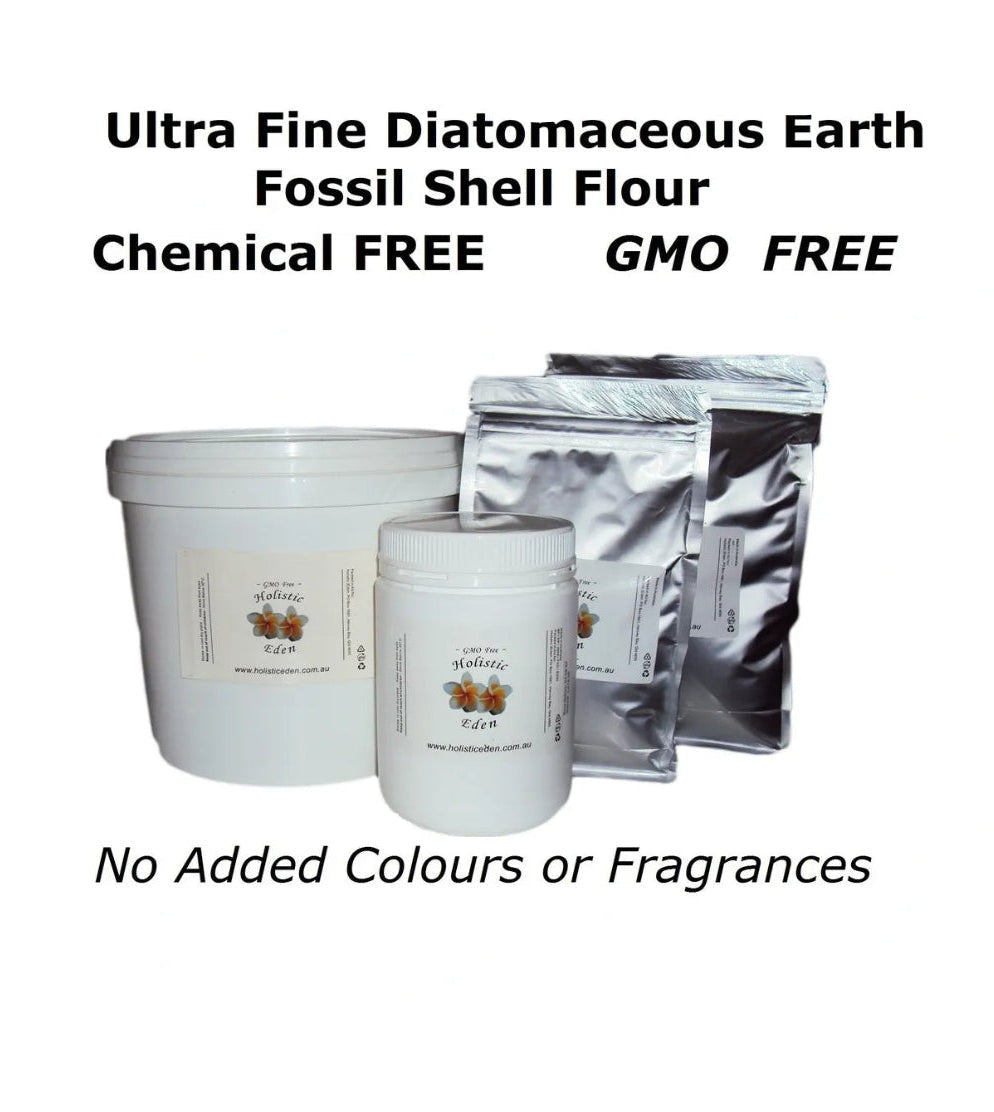Ultra Fine Organic Food Grade Diatomaceous Earth, Fresh Water Fossil Shell Flour
