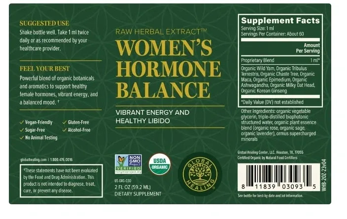 womans Natural Hormone Balance Liquid 60ml
